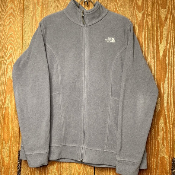 The North Face Women XXL Fleece Jacket Full Zip Gray Outdoor Warm  Pullover - Picture 1 of 8